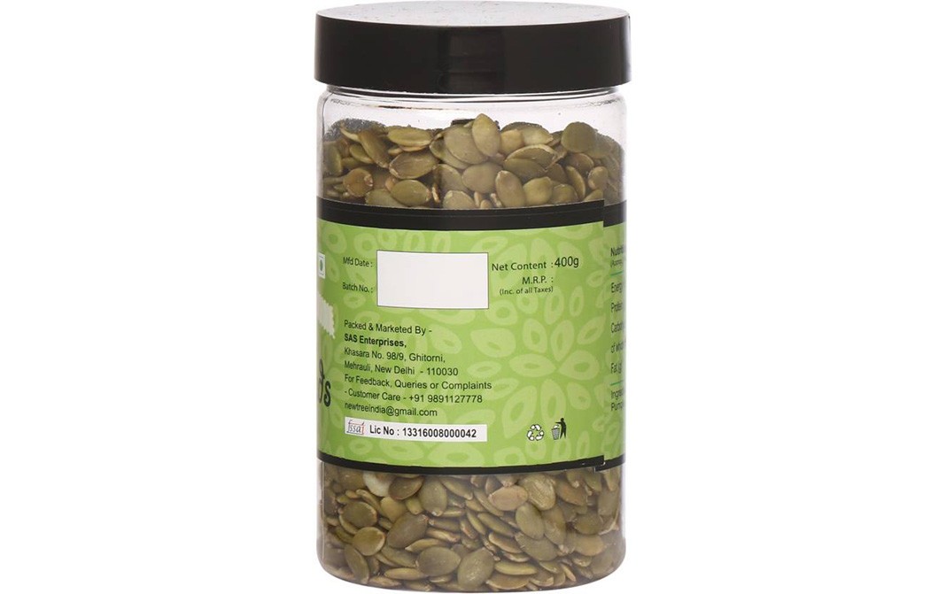 New Tree Raw Pumpkin Seeds    Jar  400 grams
